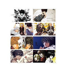 Poster 8 tấm A4 Death Note Cuốn Sổ Tử Thần anime tranh treo album ảnh in hình đẹp (MẪU GIAO NGẪU NHIÊN)