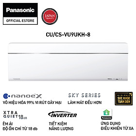 Hình ảnh Máy lạnh Panasonic CU/CS-VU9UKH-8 - Một chiều - Inverter sang trọng Sky series - Hàng Chính Hãng