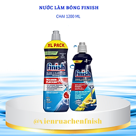 Nước làm bóng Finish 1150ml tặng túi zip 3 kẹo Senjaku Nhật Bản