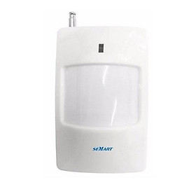 Mua Cảm biến hồng ngoại phát hiện chuyển động không dây Semart SM-815W. Truyền tín hiệu về tủ trung tâm bắng sóng