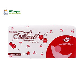 Mua Khăn Giấy Lụa  Khăn Giấy Rút Silkwell Cherry 280 tờ 2 lớp mềm mịn