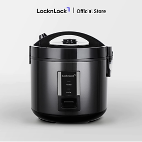 Nồi cơm điện LocknLock Daily rice cooker EJR472BLK dung tích 1.8L - Màu đen - Hàng chính hãng