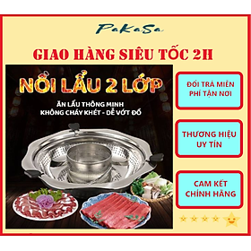 Mua Nồi Nấu Lẩu Xoay Theo Vòng Xoắn 360° Inox Loại Dày  Nhiều Ngăn Tiện Lợi Cho Đại Gia Đình - Hàng Chuẩn Loại 1 ( Chính Hãng PaKaSa)