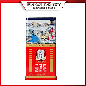 Lương Sâm Củ khô Hàn Quốc Hộp Thiếc GOOD ROOTS KGC Jung Kwan Jang 300g (14 củ)
