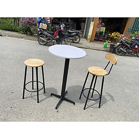 Mua Bàn Trụ Sắt Ống Tròn Eames Cao 1m  Bàn Quầy Bar  Thu Ngân Quán Cafe Nhà Hàng