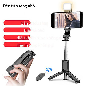 Gậy selfie mini kiểu dáng mới nhất Q11S lấp đầy đèn selfie Gậy phát sóng trực tiếp Bluetooth tích hợp chân máy di động đa chức năng