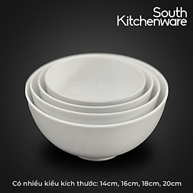 Mua Tô sứ tráng men cao cấp Came Trắng Minh Long kích thước 14cm  16cm  18cm  20cm