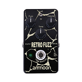 ammoon RETRO FUZZ Analog Fuzz Guitar Effect Pedal 2 Modes True Bypass Aluminum Alloy Shell
