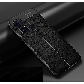 Ốp lưng silicon dẻo giả da chính hãng Auto Focus cao cấp dành cho Vivo Y30 - Hàng chính hãng