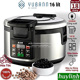 Mua Nồi nấu ủ trân châu tự động đa năng Yubann 16 lít - Hàng chính hãng