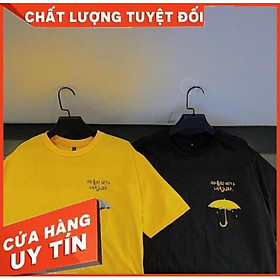 Áo thun tay lỡ️in cây dù unisex