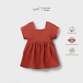 Váy Bé Gái Chất Liệu Muslin Mịn Mát Mặc Hè - FIONA DRESS - DRM015 - SAOLA CLOTHING
