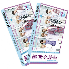Postcard BTS 460pcs (Tặng móc khóa gỗ BTS thiết kế độc quyền)