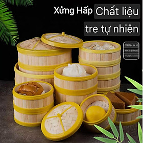 Mua XỬNG HẤP NỒI BẰNG TRE THỦ CÔNG TỰ NHIÊN – CHẮC CHẮN  ĐẸP MẮT  AN TOÀN CHO SỨC KHỎE - XỬNG HẤP TRE DỄ XỬ DỤNG