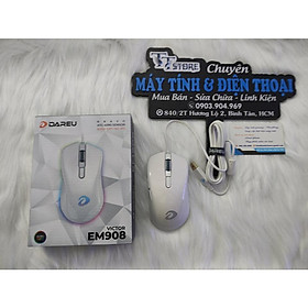 Mua Chuột Gaming DAREU EM908 Pink / Black / White (LED RGB  BRAVO sensor)