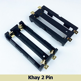 Khay pin 18650 1 2 4 cell Pin Đế giữ pin Mạ Vàng