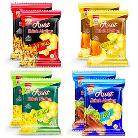Bánh nướng GIÒN TAN thơm lừng 4 vị TRỨNG MUỐI phô mai, VỊ BBQ phô mai, VỊ BÒ phô mai, PHÔ MAI 500g