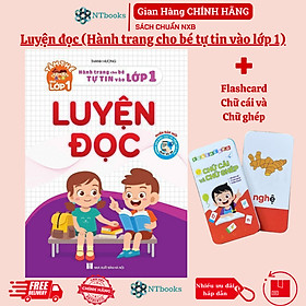 Sách Luyện Đọc Và Bộ Thẻ Chữ Cái Và Chữ Ghép - Hành trang Cho Bé Tự Tin Vào Lớp 1