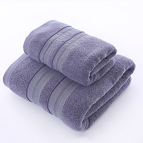 Mua Khăn tắm Khăn mặt Khăn lau tóc Cotton Mềm mại Thấm hút nước Màu trơn sang trọng KT 34x73cm