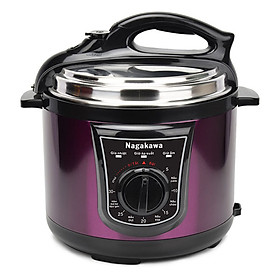 Nồi Áp Suất Đa Năng Nagakawa NAG0204 (6.0 Lít) - Hàng Chính Hãng