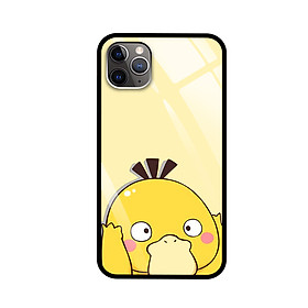 Ốp Lưng Cho Điện Thoại IPHONE 11 PRO MAX - Mặt Lưng Kính Cường Lực - 7802 PSYDUCK04 - Hàng Chính Hãng