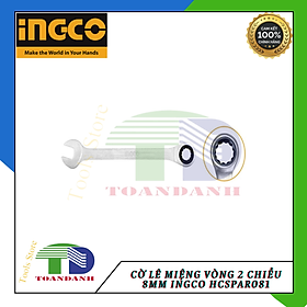 Cờ lê miệng vòng 2 chiều 8mm ingco HCSPAR081