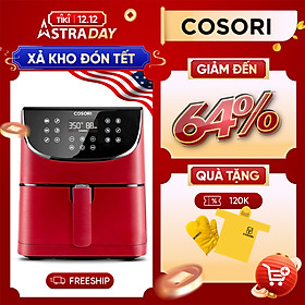 NỒI CHIÊN KHÔNG DẦU ĐIỆN TỬ COSORI (AIR FRYER) 5.8 Qt / 5.5 LÍT- HÀNG CHÍNH HÃNG- MÀU ĐỎ 