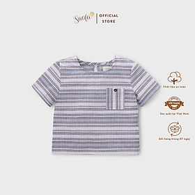 Áo Bé Trai Cổ Tròn Tay Ngắn Thoáng Mát Mặc Hè - NEIL SHIRT - TOC007 - SAOLA KIDS CLOTHING