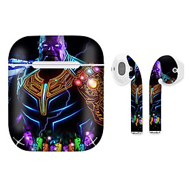 Mua Miếng dán skin chống bẩn cho tai nghe AirPods in hình siêu anh hùng - SAH0058 (bản không dây 1 và 2)