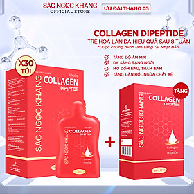 [NEW] Nước uống đẹp da Collagen Dipeptide Sắc Ngọc Khang tinh khiết nhập khẩu từ Nhật Bản, đạt chuẩn hàm lượng hấp thụ nhanh & vượt trội giúp trẻ hóa làn da - săn chắc và sáng mịn