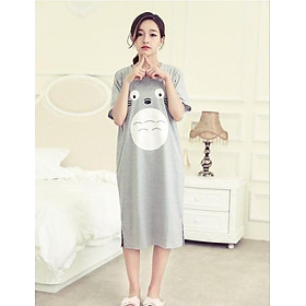 VAPERLA Váy ngủ mùa hè cotton Totoro