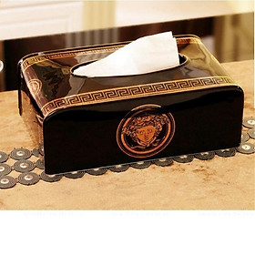 Mua Hộp đựng giấy màu đen huyền bí mang phong cách hiện đại và cổ điển sang trọng CB01-HG1