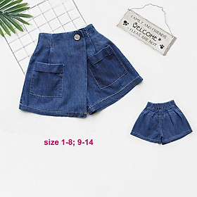 Quần short bò giấy giả váy Nexxi size đại 20-40 kg