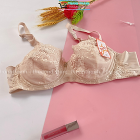 Áo ngực mỏng không có mút, có gọng form quả vừa, cup B, ANNY Thái Lan 1207