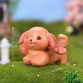 Phụ kiện chó cảnh đáng yêu dùng trang trí tiểu cảnh terrarium, cây cảnh, handmade
