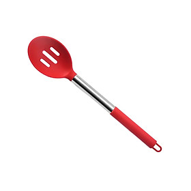 Kitchen Serving Spoon Food Grade Mixing and Serving Spoons for Home Party Red