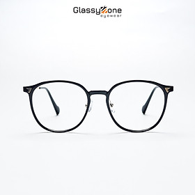 Gọng kính cận, Mắt kính giả cận nhựa dẻo Form Tròn Unisex Nam Nữ Lilla - GlassyZone