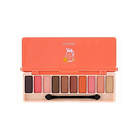 Bảng Phấn Mắt 10 Màu Tông Lì và Nhũ Lameila Play Color...