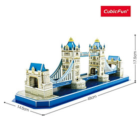 Đồ Chơi CUBIC FUN Trẻ Em Xếp Hình 3D Cầu Tháp London C238H