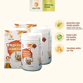 Ngũ cốc giảm cân ăn kiêng Quê Việt 100% nguyên liệu hữu cơ tự nhiên, an toàn 2 hộp x 500gr