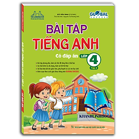 Hình ảnh Sách - GLOBAL SUCCESS - Bài tập tiếng anh lớp 4 tập 2 (có đáp án)