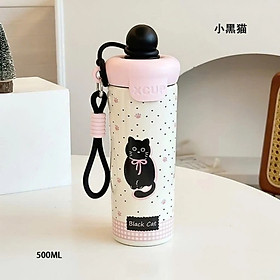 Mua Bình Giữ Nhiệt XCUP 650ml Inox 316 Cao Cấp – Nắp Bật Kèm Dây Đeo  In Hình Hoạt Hình Cute  Giữ Nóng Lạnh 12H – 4 Mẫu - HÀNG CHÍNH HÃNG MINIIN