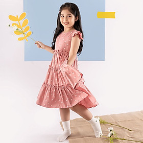 Váy đầm cho bé gái cao cấp Econice V012. Size 5, 6, 7, 8, 10 tuổi mặc mùa hè