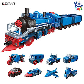 Đồ chơi xếp hình, lắp ráp Qman 42206 - Tàu hỏa (517 mảnh ghép)