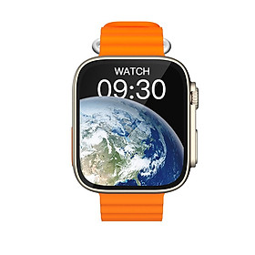 Đồng hồ thông minh mới Ultra Series 8 NFC Mens Smartwatch 2023 Sạc không dây Bluetooth Cuộc gọi dành cho nam giới Vòng đeo tay thể dục dành cho nữ IOS Điện thoại Android Màu sắc: Cam Kích thước: Smartwatch Ultra