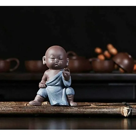 Mua Tượng Chú Tiểu Múa Võ Gốm Tử Sa