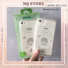 Ốp lưng dẻo trong TPU chống trầy xướt, va đập hiệu DaDa dành cho iPhone 7Plus/8Plus,X/Xs, Xs Max,11, 11Pro Max( hàng chính hãng)