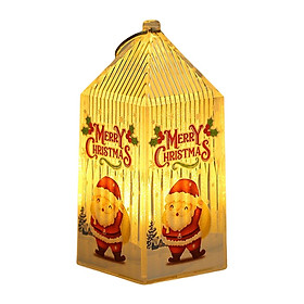 Christmas Lantern Lamp Night Light Battery Operated for Home Decor