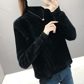 Women's Turtleneck Sweater Pullover New Turtleneck Long-sleeved Fashion Trend Solid Color Women's Sweater