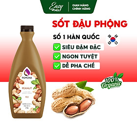 Sốt Đậu Phộng POMONA Peanut Sauce Nguyên Liệu Pha Chế Hàn Quốc Chai 2kg